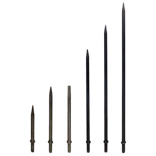 G10/20尖扁镐钎铲钎风铲气铲风镐头铲头300/350/500/800mm1/1.2米