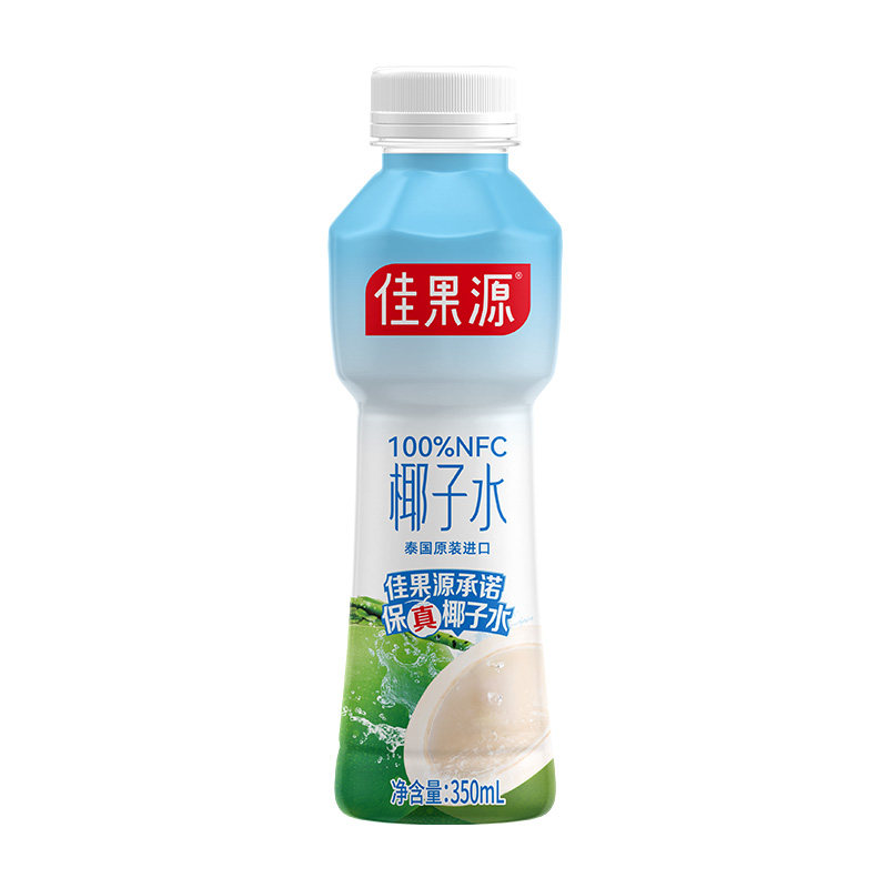 佳果源100%NFC椰子水350ml*12瓶