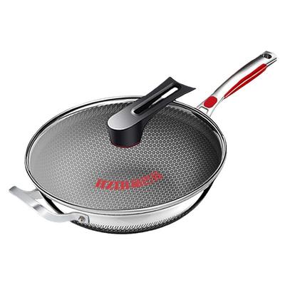 德国赫巴兹家用316不锈钢不粘锅