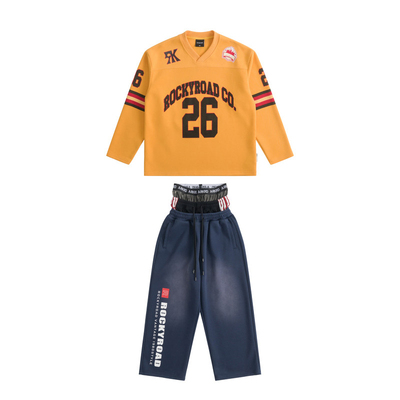 ROCKYROAD童装 | 复古美式少儿街舞演出服嘻哈炸街hiphop街舞潮服