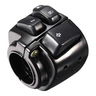 摩托车复古改装件哈雷太子25MM手把巡航大灯断电开关电镀把座总成