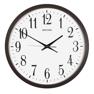 RHYTHM丽声挂钟客厅钟表简约时尚家用时钟挂表现代创意挂墙石英钟