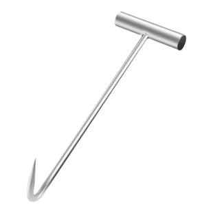 不锈钢开井盖钩子拉钩卷帘门钩长杆拉货铁钩工具大全下水道勾子钢