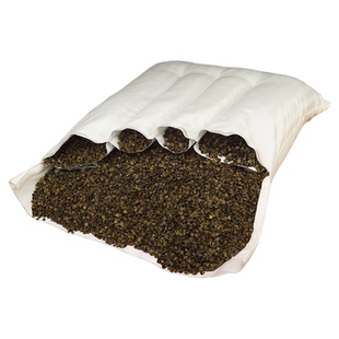 荞麦壳纯棉枕套白色纯棉内胆套隐形拉链枕头套上下分仓两种填充物