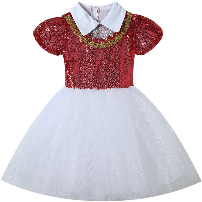 儿童合唱演出服男女童舞蹈礼服纱裙主持人小学生朗诵元旦表演服装