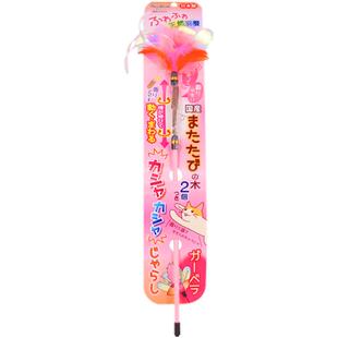 多格漫派滋露木天蓼逗猫棒 日本进口羽毛响片猫咪自嗨解闷玩具
