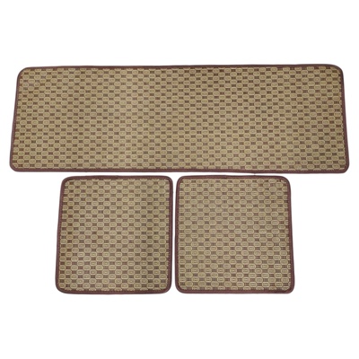 藤草冰丝凉爽夏季舒适电车坐垫