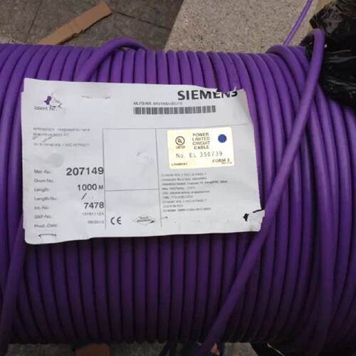 议价西门子总线电缆DP通讯线紫色两芯双层屏蔽6XV1 830 6XV1830-0