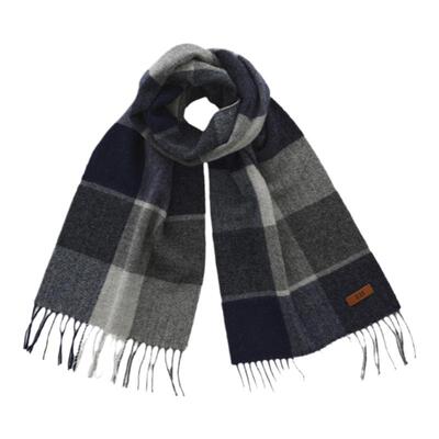 男士格子围巾羊毛保暖围脖