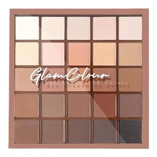 清冷调莫兰迪水泥灰雾紫魔法色彩25色水泥灰大地眼影盘冷调低饱和