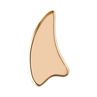 刮痧美容板铜正品纯黄铜制面部脸部颈部淋巴家用爱心小海豚按摩板