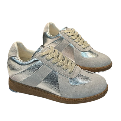 内增高真皮德训鞋女2026春秋新款