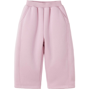 [加厚长绒]马克珍妮男女童保暖休闲弯刀裤儿童裤子冬装新款552057