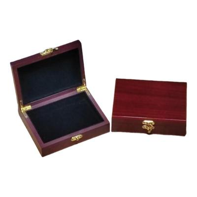 定制正方片仔癀古玩银币徽章木盒