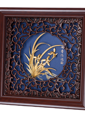 足金金箔创意礼物可摆放可挂墙