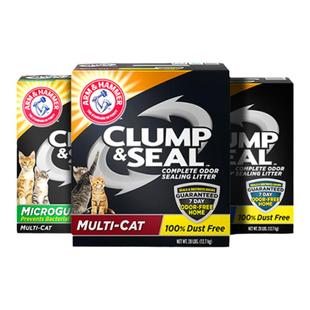 美国铁锤猫砂艾禾美膨润土蓝红绿标黑盒猫沙苏打防臭除臭无尘矿砂