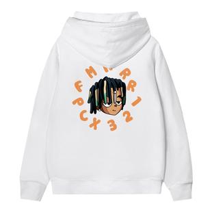 RRR123 X CPFM人头印花连帽卫衣男2025春秋新款美式高街复古外套