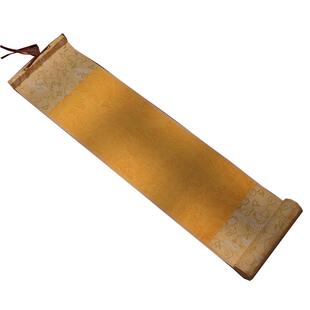 迷你小号卷轴宣纸空白卷轴禅意书法挂轴书法临摹卷轴字画小卷轴毛笔纸便携蜡染宣纸书法挂画毛笔书法作品纸