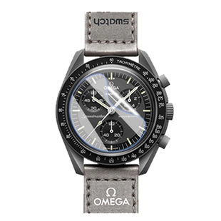 适用于OMEGASWATCH欧米茄斯沃琪联名款手表贴膜月球水星款防刮膜