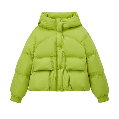 显眼包小个子短款鹅绒服女短款