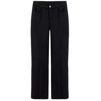 爱慕可外穿前开叉直筒长裤