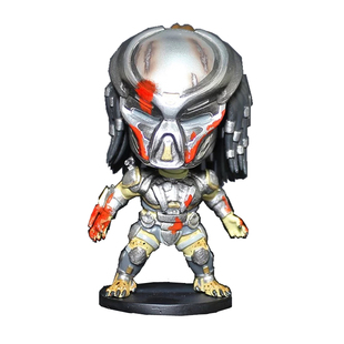 HEROCROSS铁血战士4新版亡命铁血 2.5寸模型手办公仔玩具狮面摆件