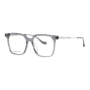 帕莎prsr透明近视眼镜女大框显脸小可配近视度数眼镜框男