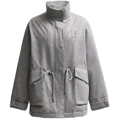 SEASONHIGH立领假两件羽绒服