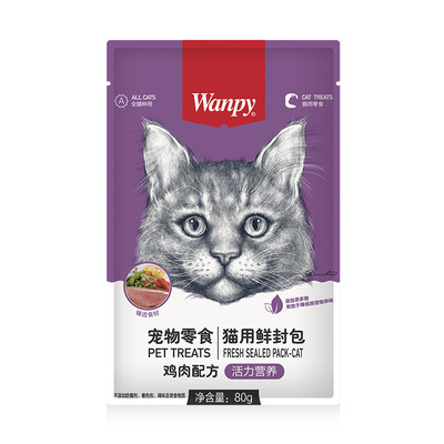 wanpy顽皮活力湿粮鲜封包妙鲜包