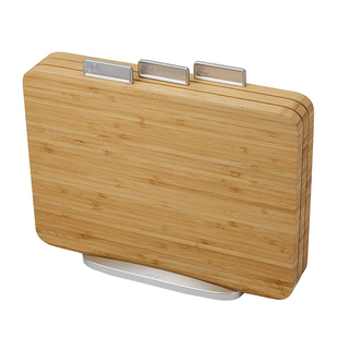 英国Joseph Joseph高品质竹木砧板分类菜板套装 生肉蔬菜熟食案板