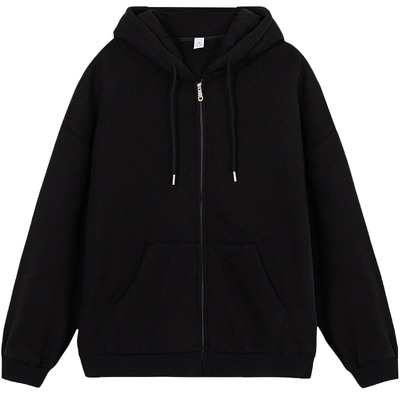 回力加绒开衫卫衣男拉链连帽外套