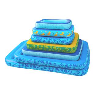 广场钓鱼玩具摆摊儿童磁性塑料鱼宝宝充气钓鱼池套装大型公园益智