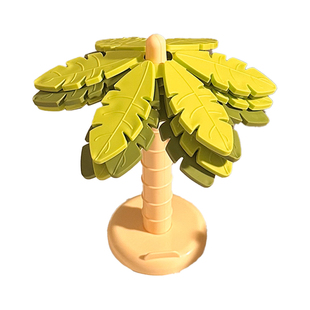 ins椰子树杯垫隔热垫高颜值桌面摆件可折叠厨房餐桌垫子手机支架