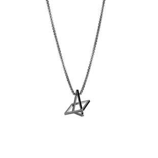 【ANAN】几何三角方块项链男潮ins嘻哈简约百搭挂饰吊坠女不掉色
