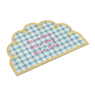 春日漫屿丝圈地垫进进门口玄关大门内外防滑除尘加厚耐磨入户垫子