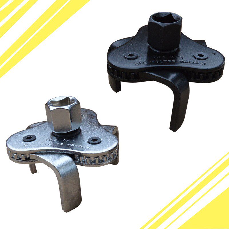 扁三爪机滤扳手可调拆装滤芯滤清器拆装格机油工具工具机油