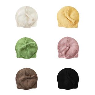 幼悠女童古灵精怪糖果色贝雷帽儿童俏皮可爱猫耳朵小尾巴保暖帽子