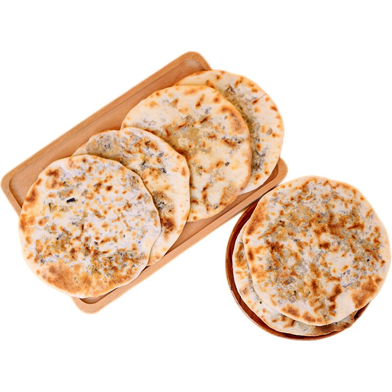 梅干菜饼黄山特产梅菜扣肉薄脆锅盔饼干即食早餐外出露营零食小吃