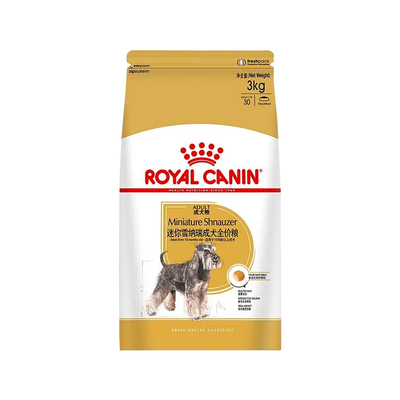 皇家狗粮小型犬雪纳瑞专用成幼犬