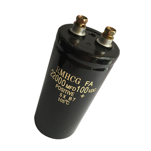 全新进口63V80V22000UF音响 直流电解电容器螺丝脚 100Vdc10000UF