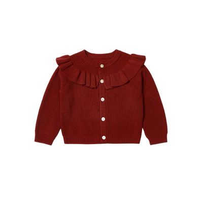 RC童装儿童花边针织开衫外套