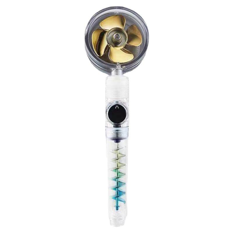 正品双涡轮小蛮腰淋浴增压花洒螺旋压力调节洗澡热水器手持喷头