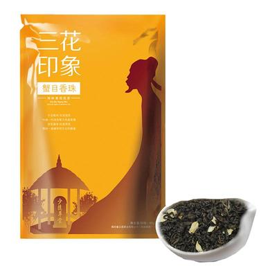 三花印象蟹目香珠成都龙珠茶80g