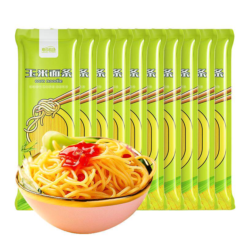 低脂肪粗粮玉米面条爱心农场