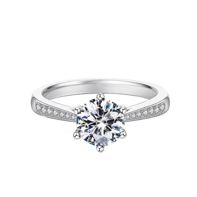 仿真钻戒男女情侣结婚对戒求婚戒指婚礼钻戒可调节婚礼仪式道具用