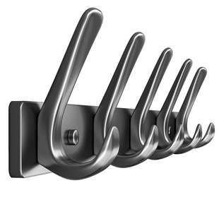 挂钩上墙打孔固定墙壁一排进门玄关入户门高级衣服衣柜侧边挂衣钩