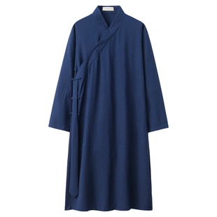 武当山道袍汉服男明制道袍外套女改良太极武当山道服三清领中国风