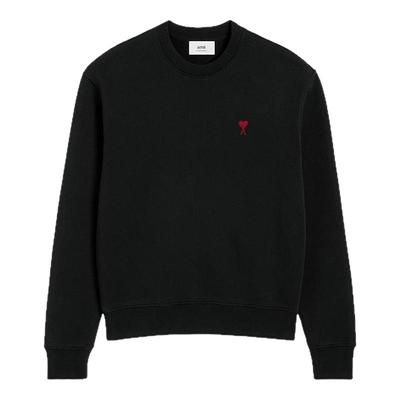 AMIPARIS红色爱心圆领卫衣