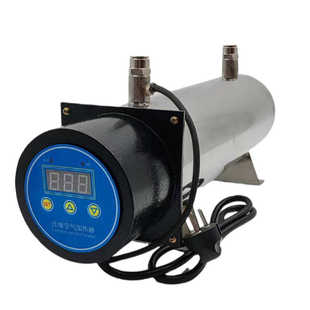 压缩空气加热器小型气体空压机工业管道除湿干燥吹干氮气加热设备