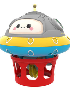 儿童电动UFO不倒翁独轮车玩具